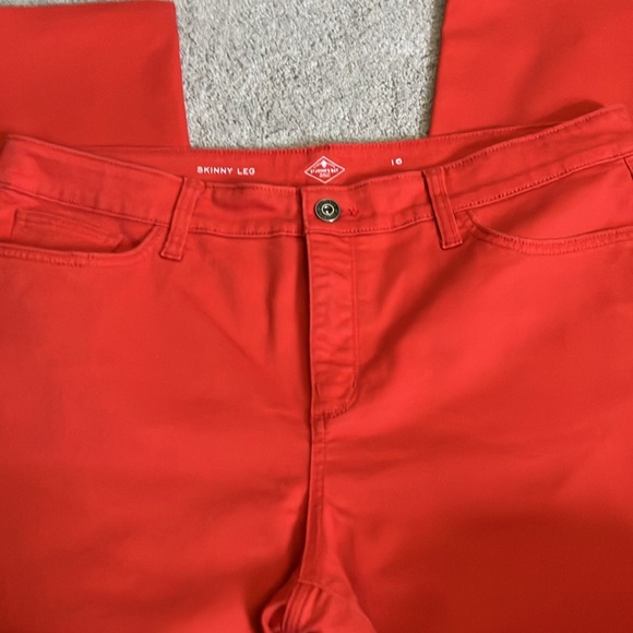 St. John's Bay Red Skinny Pants - Picture 4 of 5